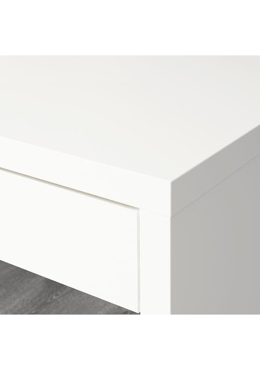 Mıcke Çalışma Masası, Beyaz Renk Meridyendukkan 73x50 Cm Çekmeceli Model