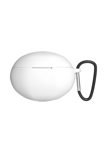 Huawei Freebuds 4i Uyumlu Standart Silikon Kılıf, Beyaz