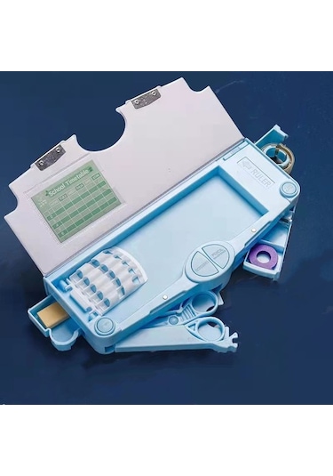 Star Çok Fonksiyonlu Gelişmiş Kalem Kutusu Blue