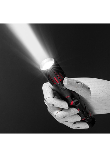 Sones E-smarter Xq-s50 Mini Lazer El Feneri Geri Çekilebilir Yakınlaştırma Kalem Klipsi Led Acil Durum Yenileme El Feneri Pil Dahil Değildir Çok Renkli