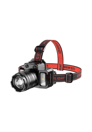 Reedark F-t51 Led Kafa Feneri, Duyarlı Kumandalı, 360 Dönebilen, 1800mah Çift Li-po Pil, Outdoor Balık Tutma, Kamp, Gezi İçin