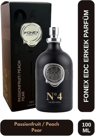 Fonex No:4 Edc Erkek Parfüm 100 Ml Calabrian Lemon & Fig Leaves Amber Çiçeksi