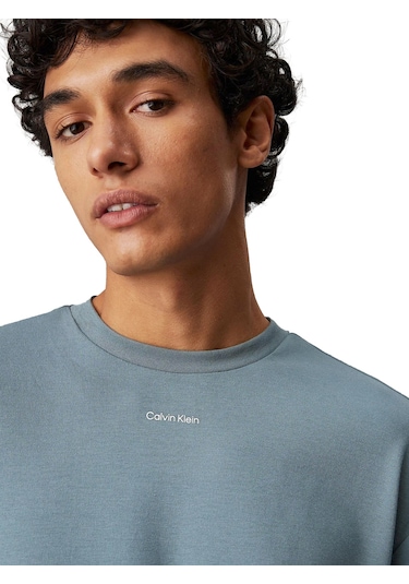 Calvin Klein Calvın Kleın Erkek T-shırt K10k112487-cfq K10k112487-cfq Mavi Mavi