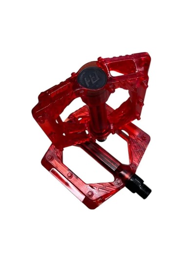 Bike Sky Şeffaf Renkli Platform Geniş Pedal Platform Bisiklet Pedalı Reflektörlü
