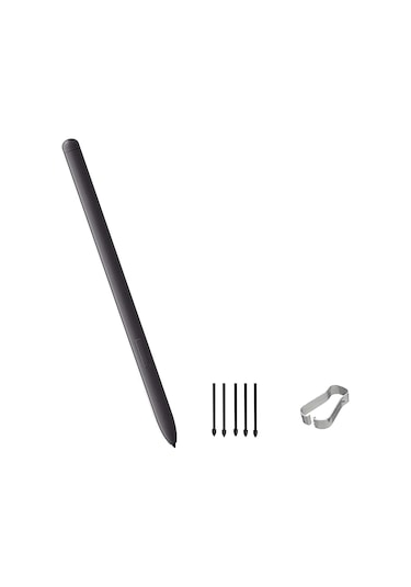 Samsung Galaxy Tab S10 Fe 10.9" S10 Fe Plus 13.1" Uyumlu Spen Stylus Tablet Kalemi Yedek Uç Seti Siyah