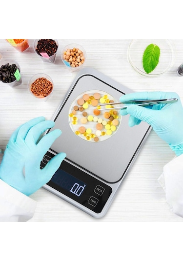 Jms Çok Fonksiyonlu Paslanmaz Çelik Dijital Mutfak Terazisi