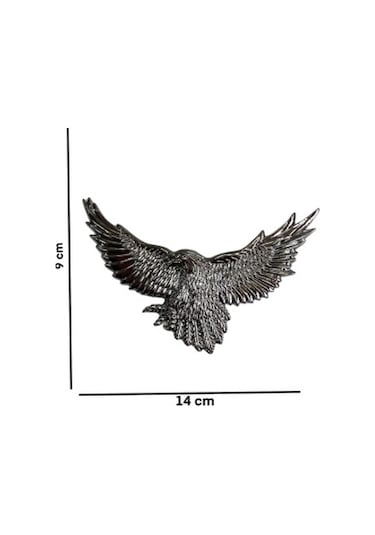 Kartal Arma Nikelaj Yapıştırma 2 Adet Sağ & Sol 14CmX9Cm