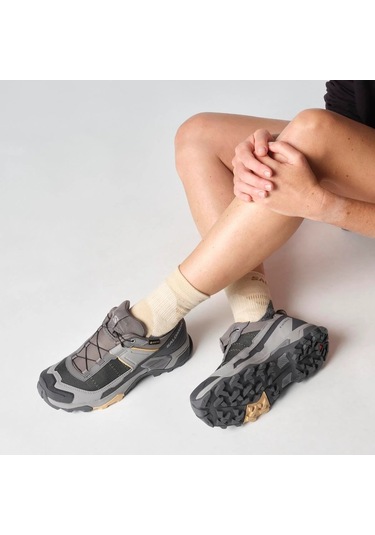 Salomon X Ultra 5 Gore-tex Plum Kitten/nine Iron/soft Clay Kdn Outdoor Ayakkabı L47726200 Kahverengi