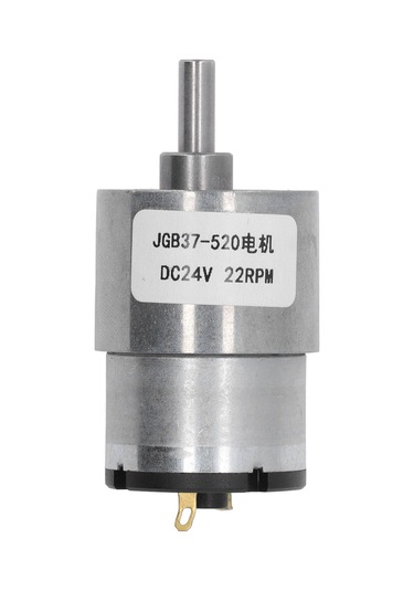 Jeemson Alüminyum Kasa Bakır Bobinli Worm Gear Motor, Dc 24v 22rpm, Otomatik Kilitleme, Düşük Gürültü, Yüksek Tork, Ev Ve Ofis Otomasyonu İçin