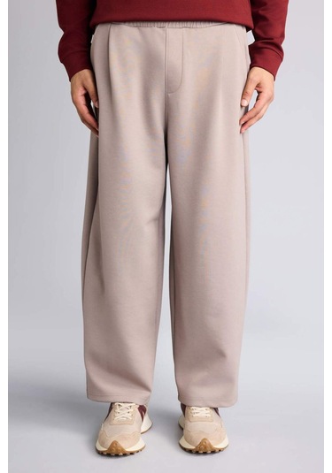 Defacto Barrel Fıt Skuba Dalgıç Kumaş Jogger G6316ax25wnbg250 Bej-bg250
