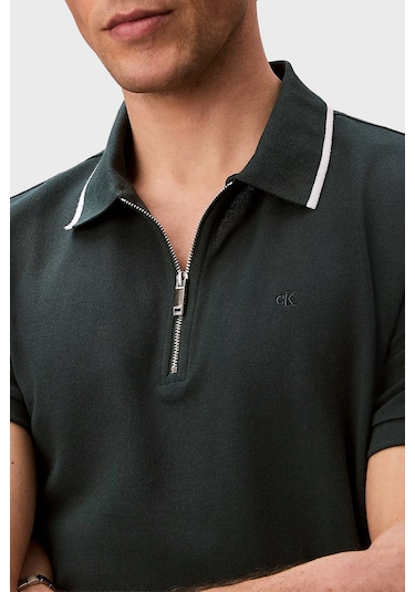 Calvin Klein Erkek Polo Lv04lf214g Pzm Petrol