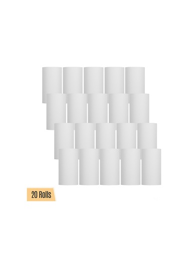 Monyee 20 Adet 57x30mm Termal Fatura Kağıdı - 4'lü Paketli Toplam 20 Roll