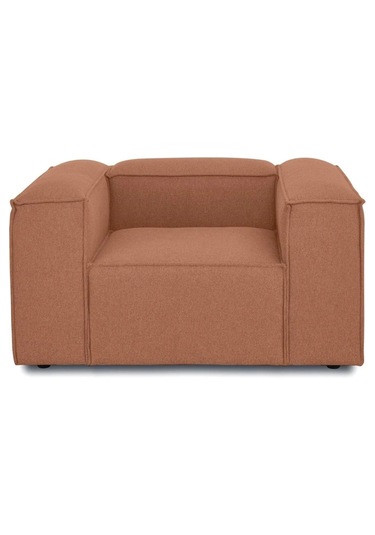 Mode Soft Berjer 33 Tarçın Keten Kumaş İşbir Sünger