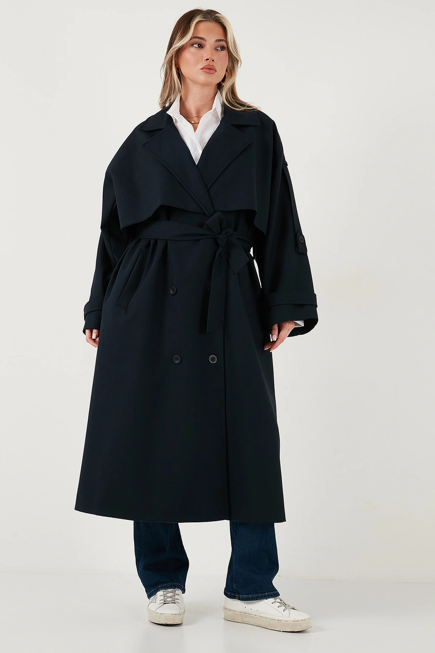 Lela Bayan Trençkot 6839476 Lacivert Lacivert