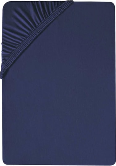 Tek Kişilik Penye Lastikli Çarşaf 100 X 200 Cm Lacivert Lacivert
