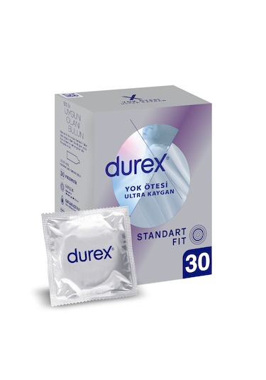 Durex Yok Ötesi Ultra Kaygan Prezervatif 30'lu