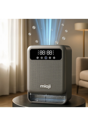 Mioji Mio 30nec Pro 3.8 Litre Çift Göstergeli Nem Alma Ve İyon Hava Temizleme Cihazı - Silver Gümüş