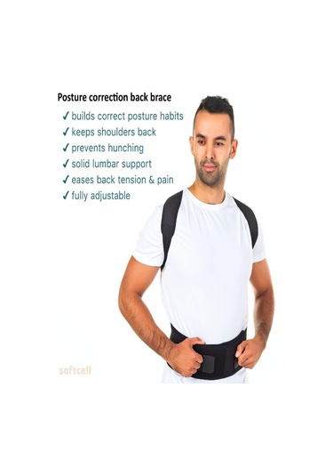 Medikal Kamburluk Önleyici Kifoz Skolyoz Korsesi Dik Duruş Korsesi Omuz Sırt Korsesi Manyetik Korse