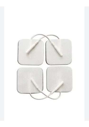 Tens Elektrodu Düz Giriş Kablolu 5x5cm Kare - 5x5 Cm Kablolu Ems