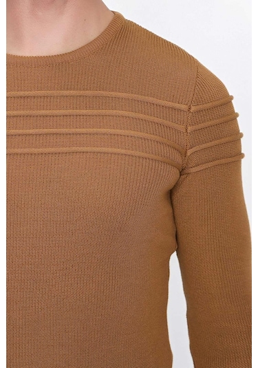 Tr 849 Slim Fit Taba Klasik Triko Taba