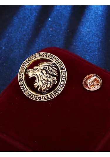 Olfil Broş-mini Aslan Asil Stil 221400943 Altın Rengi