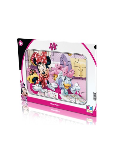 Minnie Mouse 24 Parça Frame Puzzle