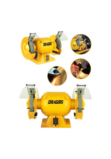 Dragro Alman DRG-HN200 MM Turbo 4200W Çark Motoru Zımpara Balta Bıçak Bileme Makinesi Taş Motoru Taşlama2