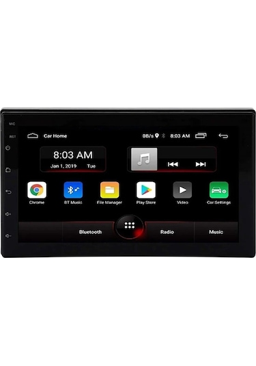 Bawerlink Bw-9300 10 İnc Androıd 11 T3 2+32 Gb+carplay Multimedıa +kamera Hediyeli