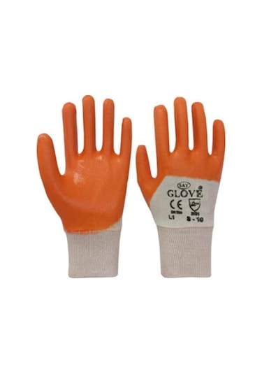 Sarı Nitril Eldiven - Glove L1 Sıze 10