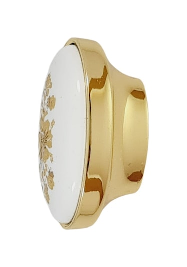 GUISTI Gold Desenli 32 mm Düğme Kulp ( 5 ADET )