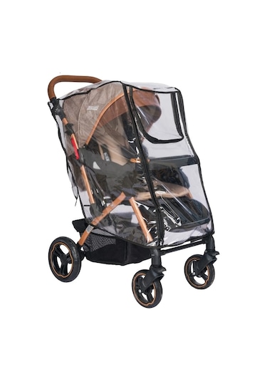 Tommy Baby Fermuarlı Yağmurluk Şeffaf