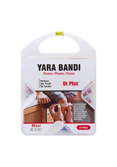 Dr Plus İlk Yardım & Bakım Seti Yara Bandı 55 Parça
