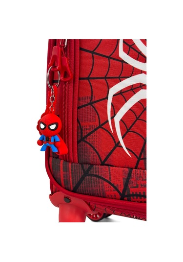 Çocuk Karakterli 4 Tekerlekli Valiz, Eğlenceli Seyahat Arkadaşı - Örümcek Örümcek