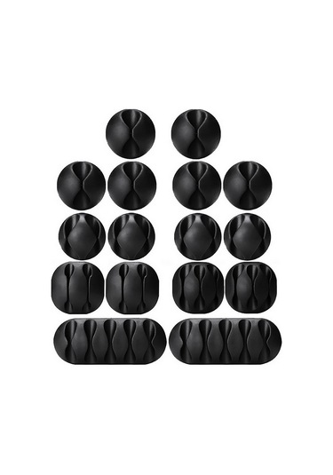 Yaozixa Masaüstü Kabloları Düzenleyici Seti - 6 Adet Tek Delikli Kablo Sabitleyici 2 Pembe + 2 Yeşil + 2 Turuncu - Dayanıklı Ve Yeniden Kullanılabilir