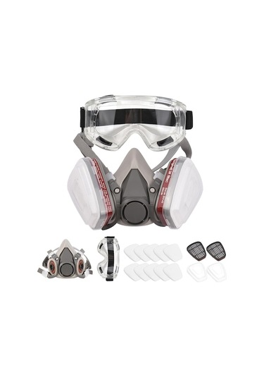 Trendooze Yüz Yarım Solunum Parçası Maskesi Jms Gaz Cihazı 6200 Ej