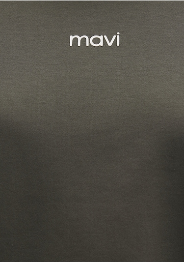 Mavi - Mavi Logo Baskılı Yeşil Tişört 1612829-71553 Yeşil