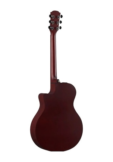 Yamaha Apx600 Thinline Cutaway Elektro Akustik Gitar Smokey Black