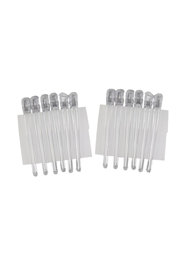 Suntek 10 Adet Kuaför Salonu Kesit Klipleri Kelepçeleri Beyaz Beyaz