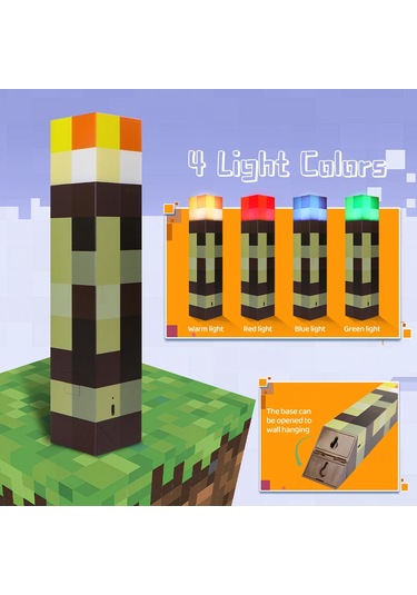 4 Renk Brownstone El Feneri Usb Şarj Edilebilir Gece Lambası Ayarlanabilir Green Light Yeşil