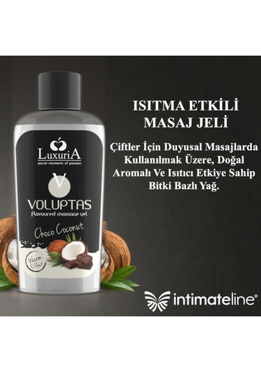 İntimateline Voluptas H.cevizi - Çikolata Aromalı Isıtıcı 100 Ml Masaj Jeli