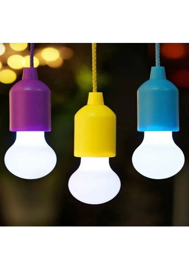 Ximistore9 Kırmızı Zil Şeklinde Led Tavan Lambası, Abs Kasa, 4w, 15 M² Aydınlatma, Ip12 Koruma, Pil Beslemeli Kırmızı