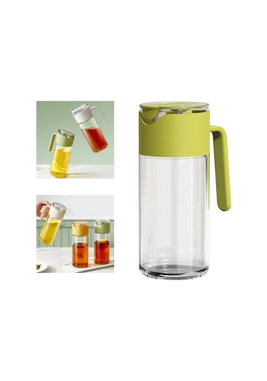 Suntek Sos Izgara Pişirme Yeşili Için Cam Yağ Kazanı Kolay