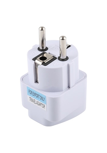 Taşınabilir Evrensel Uk Fiş Ab Fiş Güç Soketi Sigortalı Seyahat Şarj Adaptörü