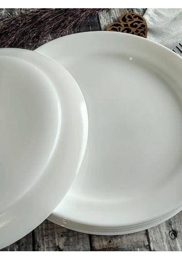 Lumınarc 19 Cm Tatlı Tabakları, 6 Parça Set 343265768 Beyaz