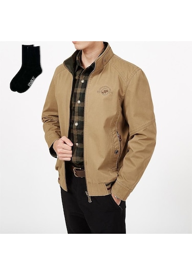 Simicg Ters Çevrilebilir Erkek Ceket Haki - Yeşil Haki