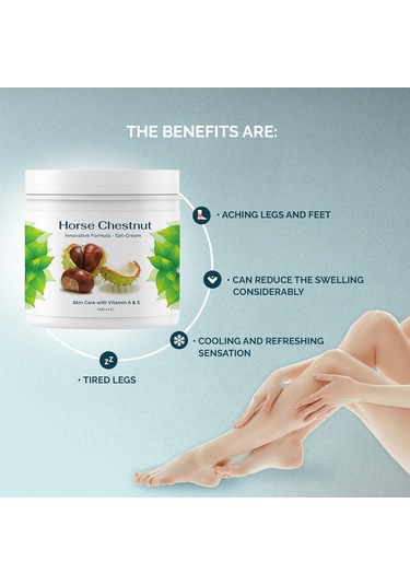 Celestıque At Kestanesi Jeli Kas ve Eklem Masaj Kremi 4 x 500 ML