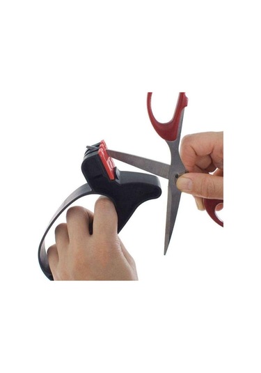 2'si 1 Arada El Bıçak Bileyici Pratik Bıçak Makas Mutfak Bileyiciler