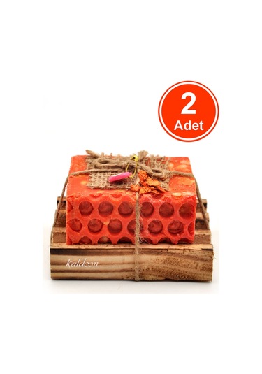 Hediyelik Gül Yağı Sabunu El Yapımı Doğal Paletli 110 G x 2 Adet