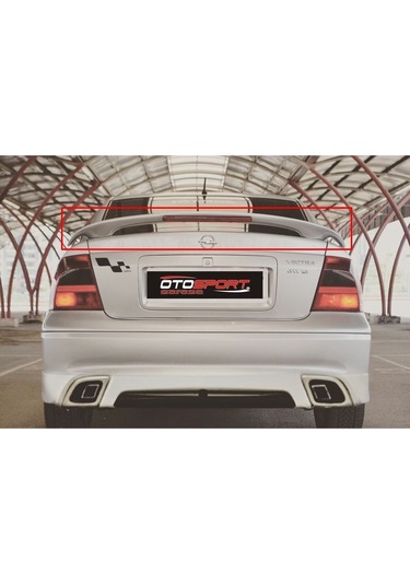 Opel Vectra B Ayaklı Işıklı Spoyler Fiberglass Boyasız