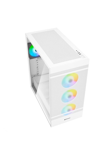 Rebel C50 Argb Fanlı Atx Beyaz Oyuncu Kasa